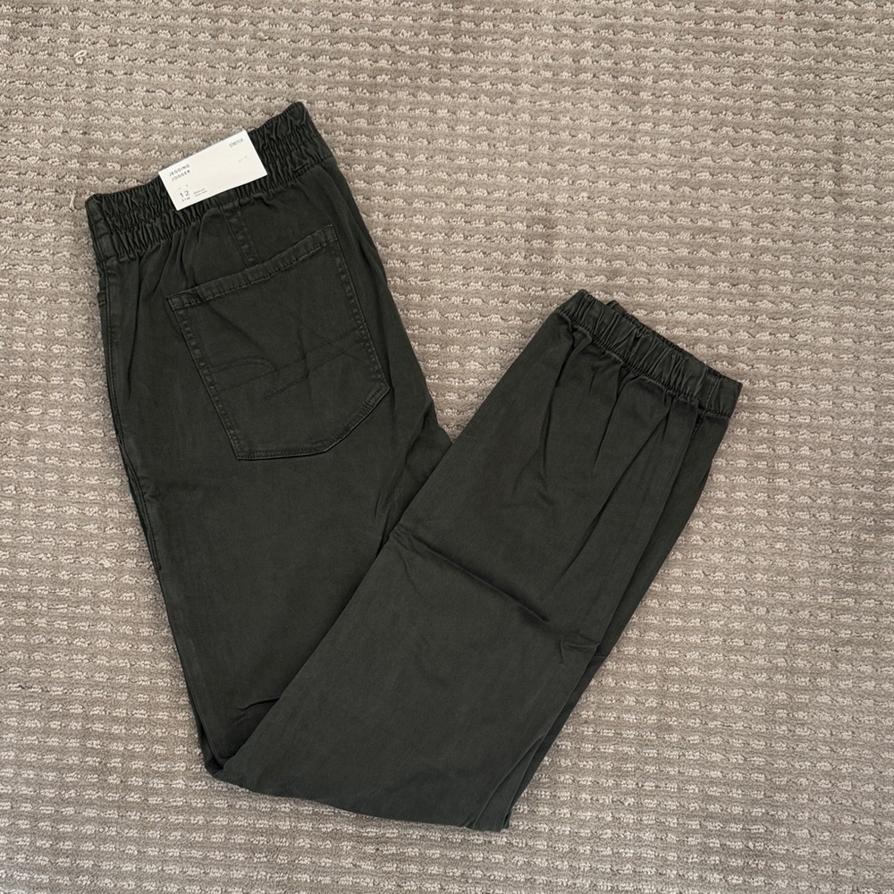 American Rag Olive Elastic Waist Pants